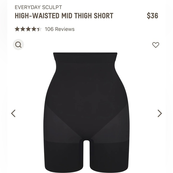 SKIMS Other - [SKIMS] Everyday Sculpt⚫️🖤